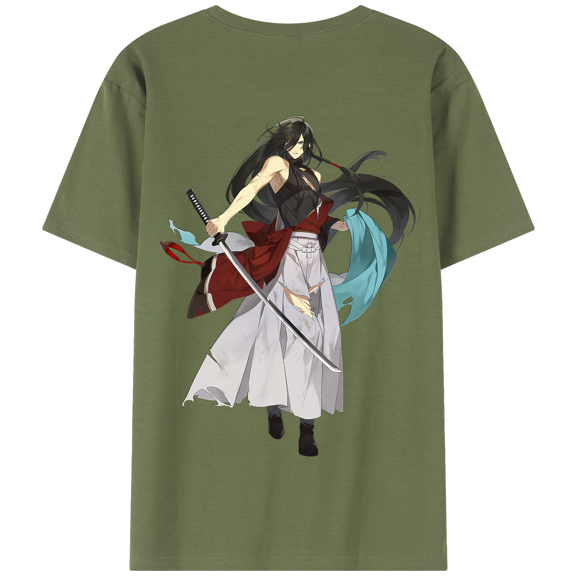 （画像用） 刀剣乱舞 Touken Ranbu 綿100％半袖Tシャツ（背面プリント）